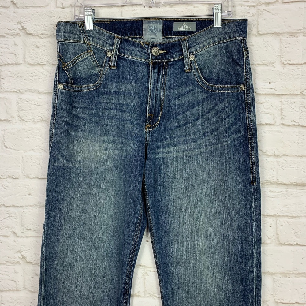 Rock & Republic Relaxed Straight Stretch Jeans 32 - Picture 3 of 11